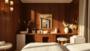 Experience Faltenbehandlung Zürich in a tranquil beauty treatment space with calming ambiance.