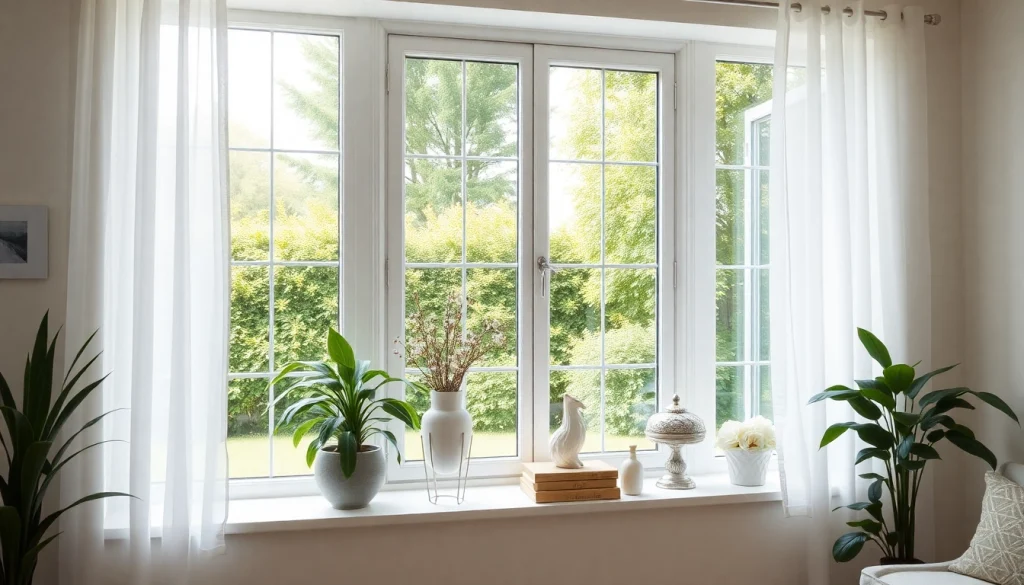 Showcasing window companies Manchester with a modern home featuring beautiful energy-efficient windows.