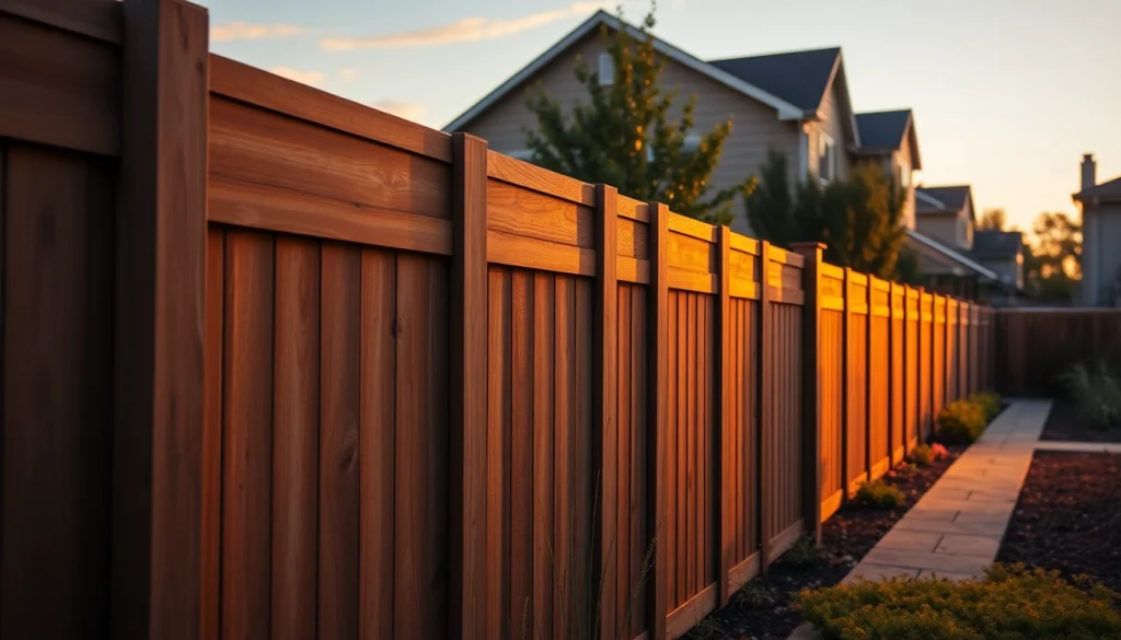 Showcasing a sturdy fence by fencing companies Manchester enhancing a garden's beauty.