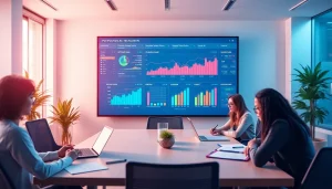 Boost your sales engagement with dynamic Sales AI solutions in a collaborative office setting.