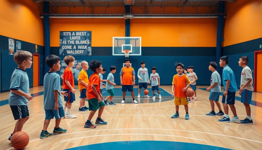 Join exciting basketball training programs near me with dedicated coaches and young athletes in action.