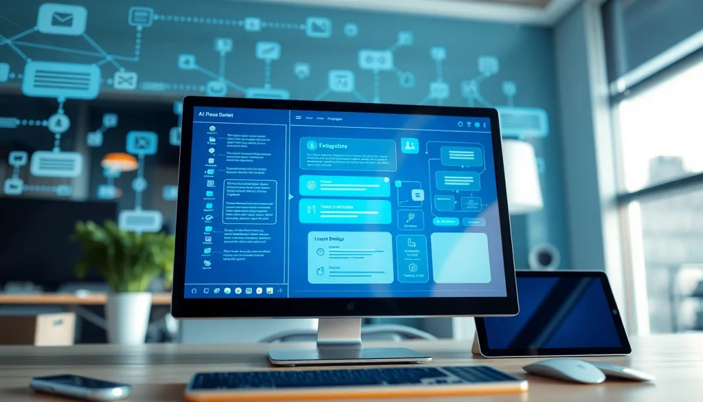 Engaging AI bot for websites enhancing user interaction through a modern digital interface.