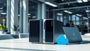 Showcase of Synology Storage system enhancing digital workspace organization and productivity.