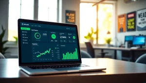 Analyze ClickFunnels performance metrics on a creative digital marketing dashboard