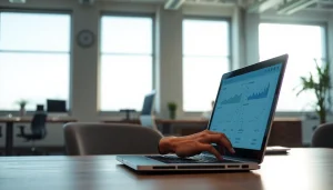 Analyze text with an advanced ai checker in a professional workspace setting.